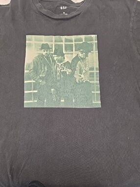 Run-DMC Black Graphic TEE GAP MEDIUM! GREAT